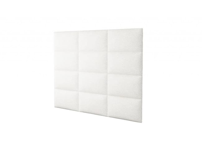 Panneaux muraux tête de lit - 180 cm - Tissu bouclette - Blanc - BONTE de Pascal Morabito