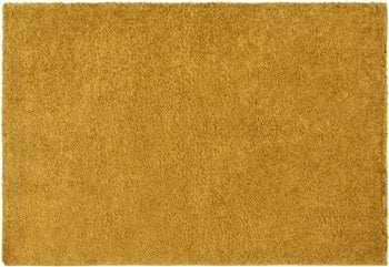 Tapis Shaggy à poils longs - 160 x 230 cm - Jaune moutarde - MILINIO