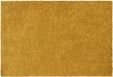 Tapis Shaggy à poils longs - 160 x 230 cm - Jaune moutarde - MILINIO