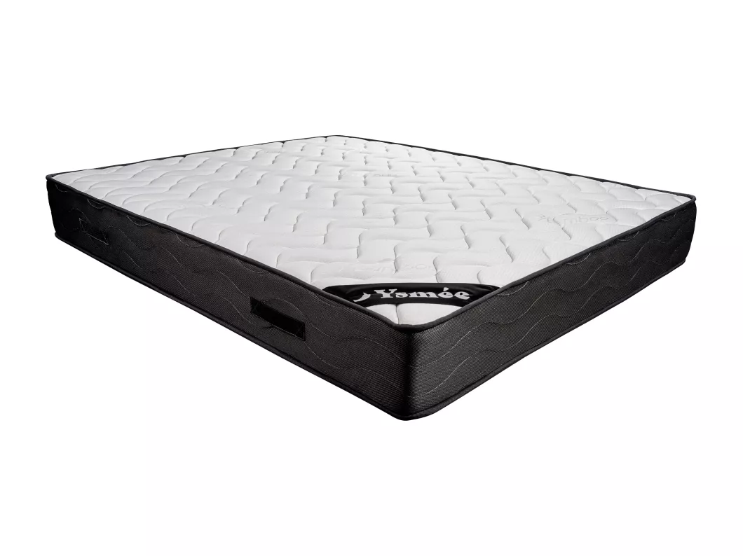 Matelas 140 x 190 cm ressorts ensachés 7 zones et mémoire de forme ép.24cm - MERISI de YSMÉE