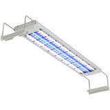 vidaXL Lampe à LED pour aquarium 50-60 cm aluminium IP67