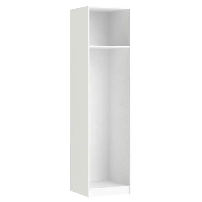 Caisson + 1 tablette incluse SPACEO Home, blanc H.240 x l.60 x P.60 cm