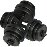 vidaXL Haltères 2 x 15 kg