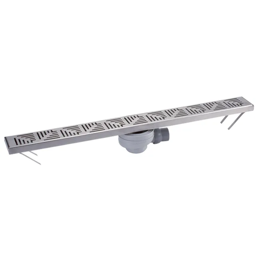 Canivelle pour douche à l'italienne, Diam.40 mm, L.800 x l.80 mm, GIRPI