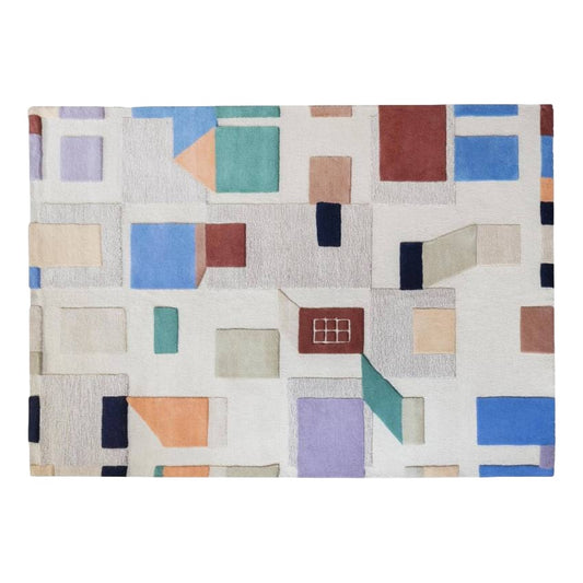 Tapis en laine tufté main - 170 x 240 cm Multicolore x2