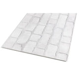 Dalle murale PVC Blanc mat bricks RENOWALL ARTENS L.70 x l.40 cm x Ep. 4,2 mm