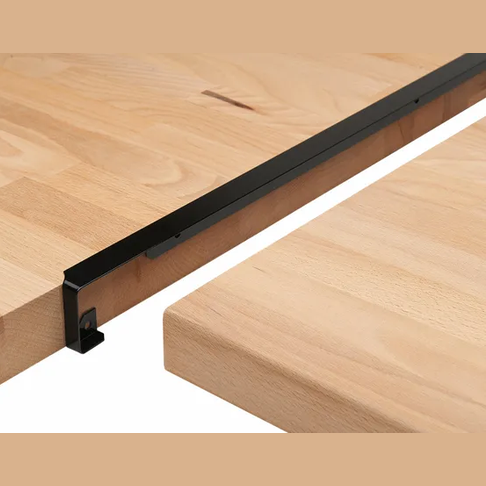 Profil de jonction d'angle noir brillant L.67 x l.3.8 cm