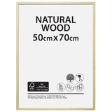 Cadre Brut, H.70 x l.50 cm, bois naturel