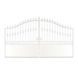 Portail acier Dargaville ½AJ l.350xH.205cm Antico+ BLC9016 liv.home