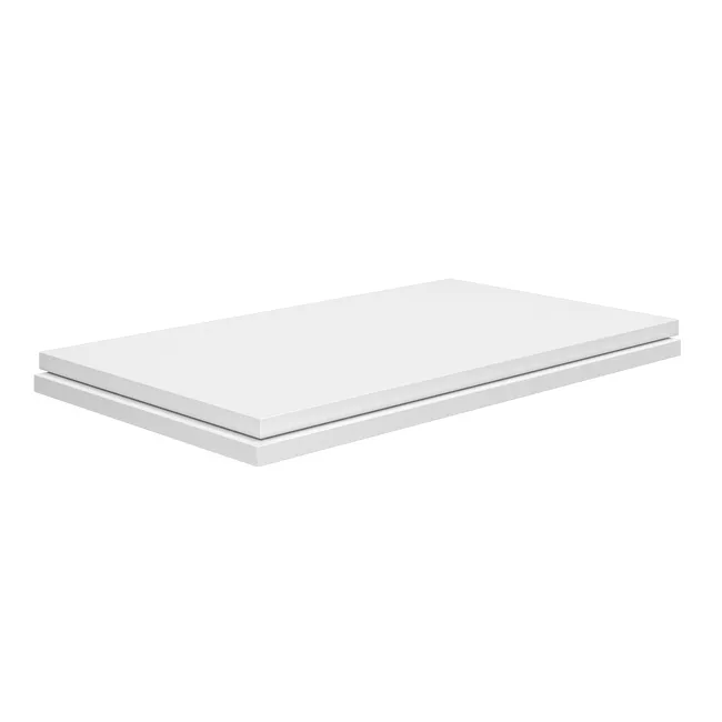 Lot de 2 étagères de caisson de cuisine DELINIA ID, blanc H.1.6xl.56.7xP.32.8cm