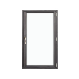 Fenêtre alu Essentiel H.95xl.80cm, gris ant., 1 vantail tirant droit