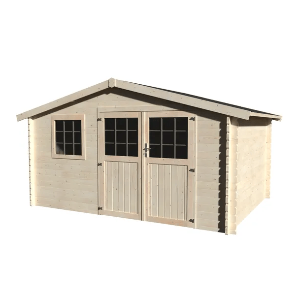 Abri de jardin bois DECOR ET JARDIN Valerian Ep.34 mm, 12.54 m²