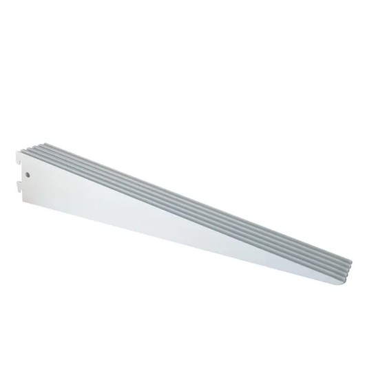 Lot de 10 consoles doubles acier verni, P.47 cm entraxe 50 mm