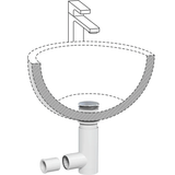 Vidage pour lavabo, Diam.70 mm, EQUATION