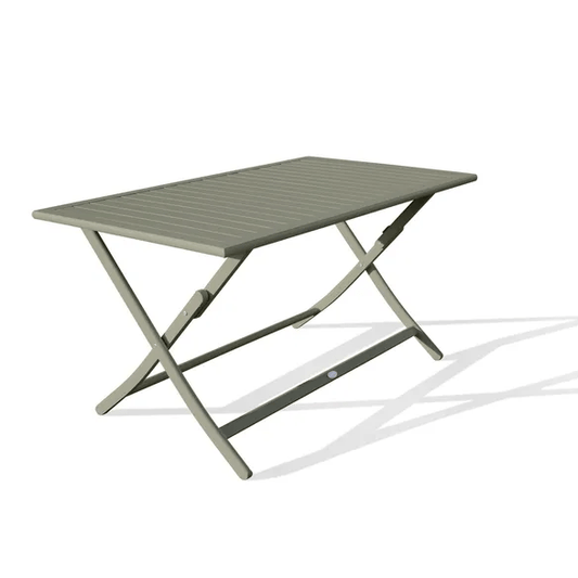 Table de jardin pliante Marius rectangulaire vert 4 personnes - CITY GARDEN