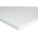 Plan de toilette aggloméré blanc mat snow Ep.3.8 x l.120 x H.49 cm Remix