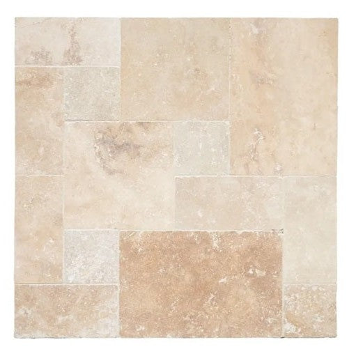 Travertin sol/mur opus Casa linea classic romain l.40.6 x L.61 cm CASA LINEA