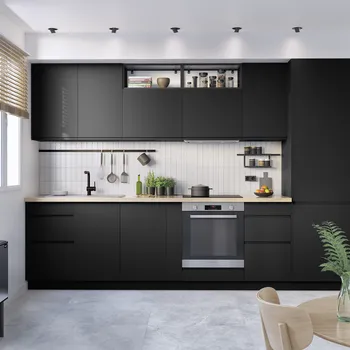 Joue Tokyo noir mat H.76.5 x l.36.8 cm