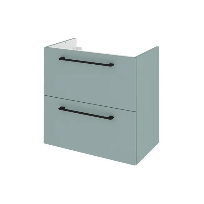 Meuble sous-vasque 2t l.60 x H.57.7 x P.33 cm vert celadon Remix