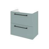 Meuble sous-vasque 2t l.60 x H.57.7 x P.33 cm vert celadon Remix