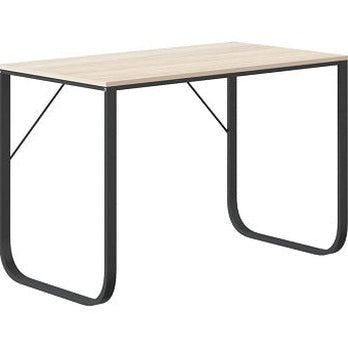 vidaXL Bureau d'ordinateur Noir et chêne 110x60x73 cm Aggloméré