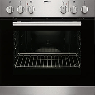 NEUF - ENSEMBLE Four encastrable Zanker KOU10311XB + Taque Zanker KEV6041FBB