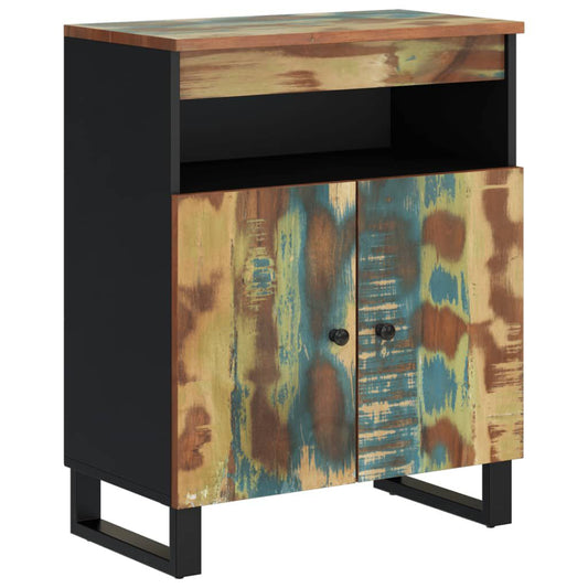 vidaXL Buffet avec 2 portes 60x33x75 cm bois massif de récupération