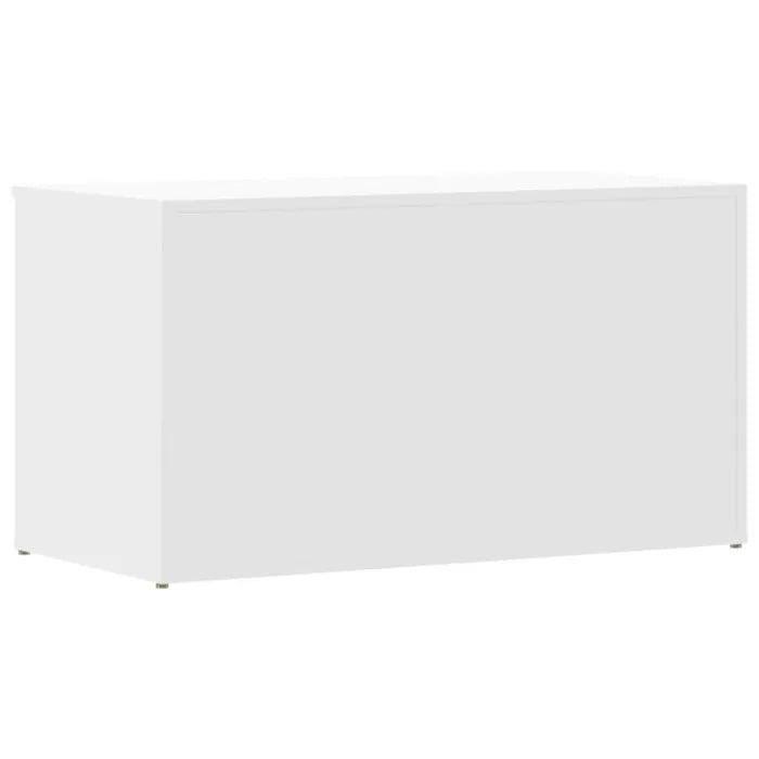 Coffre de rangement Blanc - VIDAXL - 84x42x46 cm - Bois d'ingénierie