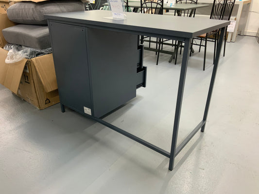 vidaXL Bureau style industriel avec tiroirs anthracite 105x52x75 cm