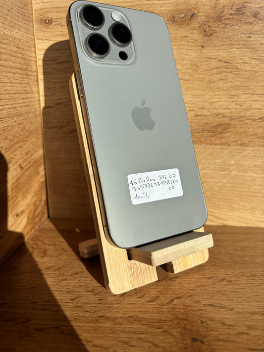 Smartphone APPLE iPhone 15 Pro Max Titane Naturel 512 Go