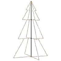 vidaXL Arbre de Noël cône 240 LED d'intérieur/d'extérieur 118x180 cm