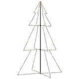 vidaXL Arbre de Noël cône 240 LED d'intérieur/d'extérieur 118x180 cm