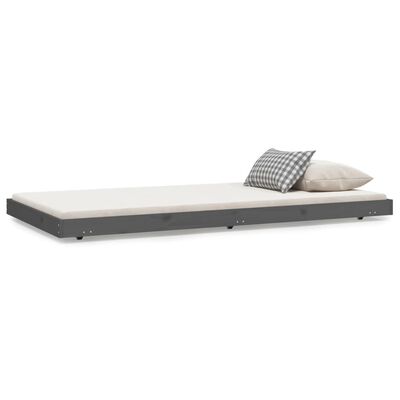 vidaXL Cadre de lit sans matelas 90x190 cm bois de pin massif