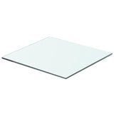 vidaXL Panneau pour étagère Verre transparent 40 x 30 cm