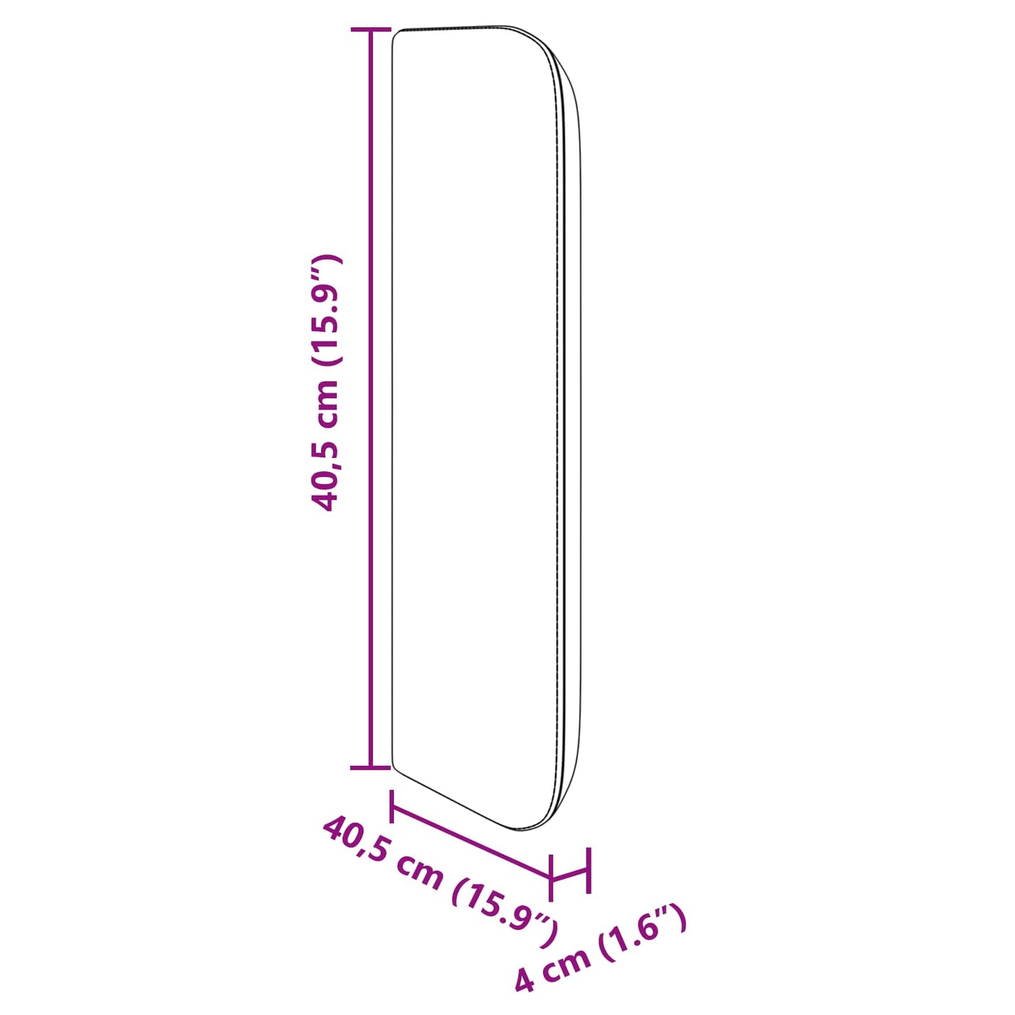 vidaXL Oreille de tête de lit 2 pcs Velours Gris 40 x 16 x 5 cm