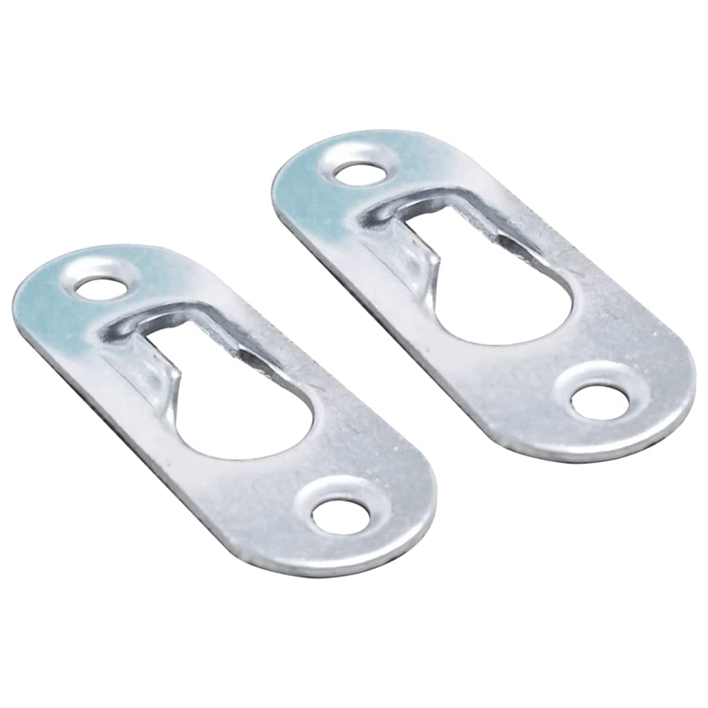 Tables de chevet flottantes 2 pcs Blanc bois d’ingénierie - vidaXL