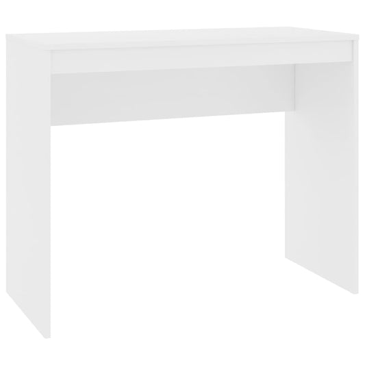 NEUF (monté) - vidaXL Bureau Blanc 90x40x72 cm Bois d'ingénierie