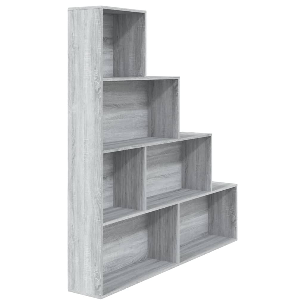 Armoire à livres Sonoma gris 155x24x160 cm - vidaXL