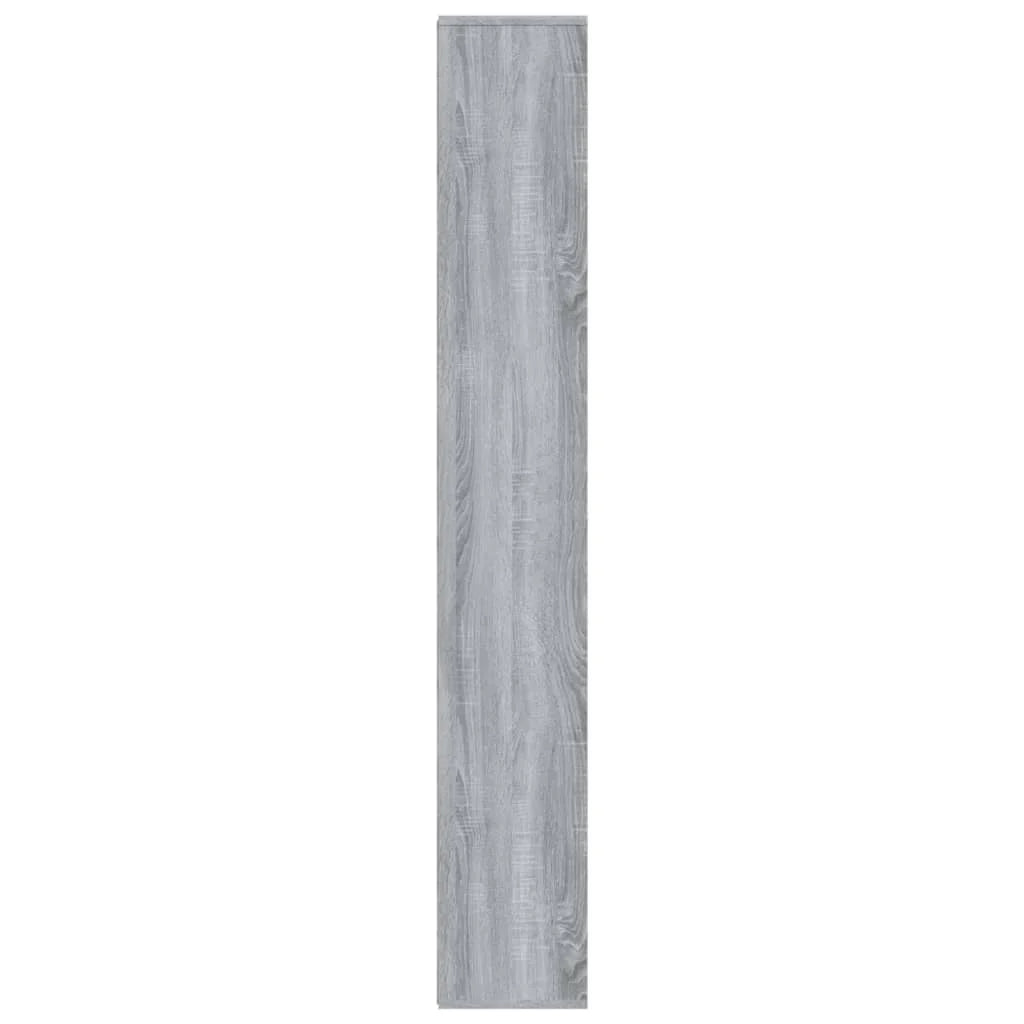 Armoire à livres Sonoma gris 155x24x160 cm - vidaXL