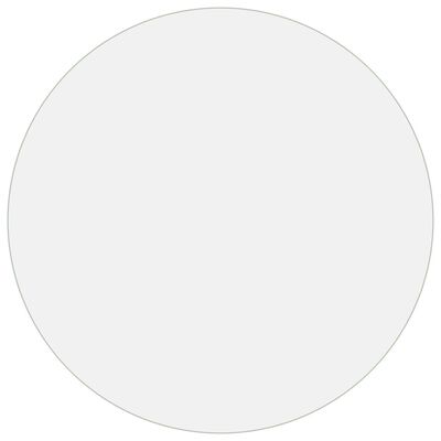 NEUF - vidaXL Protecteur de table transparent Ø 80 cm 2 mm PVC