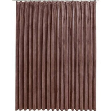 vidaXL Rideau occultant avec crochets Velours Rose antique 290x245 cm