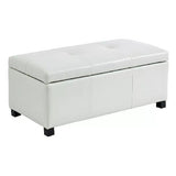 Banc coffre simili FILIPPO - Blanc