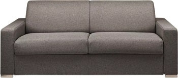 Canapé 4 places en tissu anthracite