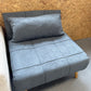 Fauteuil convertible XL en tissu CHILA - Gris
