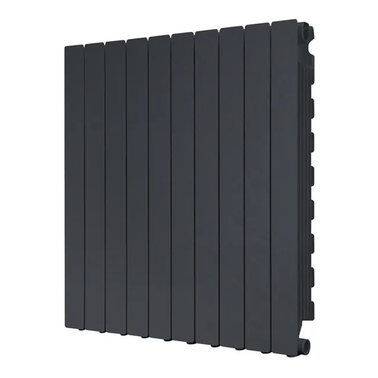Radiateur eau chaude horizontal PRODIGE Modern gris, 1782W H.85.7 x l.80 cm