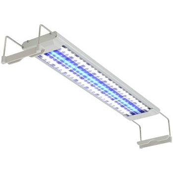vidaXL Lampe à LED pour aquarium 50-60 cm aluminium IP67