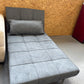 Fauteuil convertible XL en tissu CHILA - Gris