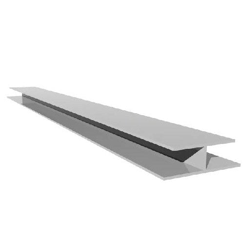 Profil de jonction H FSF1063 blanc pvc L.3 m