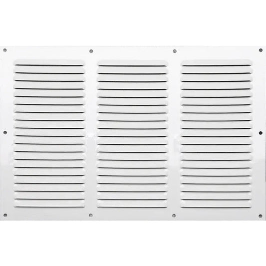 Grille d'aération aluminium laqué, L.20 x l.30 cm