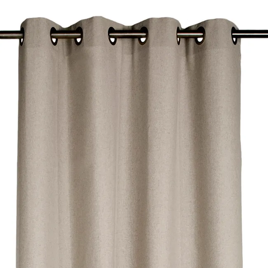 Rideau tamisant, Metis, coton, beige H.260 x l.135 cm